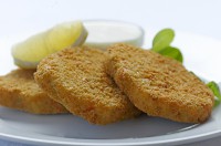 Gemüselaibchen (2 Stück) mit Knoblauchsauce